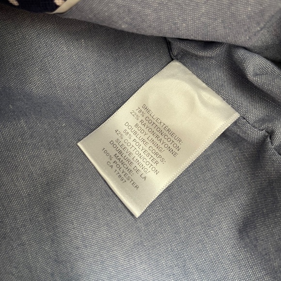 Banana Republic Cotton Polka Dot Blazer 00 like Sézane version - Picture 4 of 5